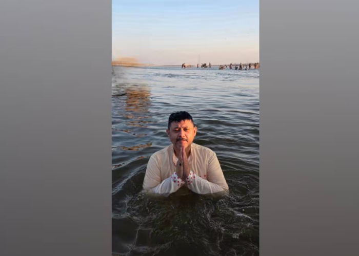 अभिनेता स्वप्नील जोशीची महाकुंभमेळ्याला हजेरी